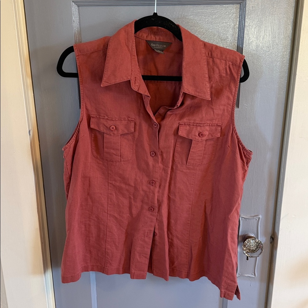 Van Heusen Women's Red Top